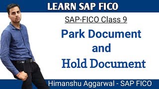 SAP FICO CLASS-9 Parking and Hold Document screenshot 4