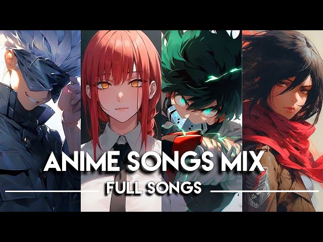 Best Anime Openings & Endings Mix │Full Songs - Subscribers Version class=