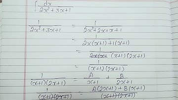 आंशिक भिन्नों के द्वारा समाकलन करने की विधि partial integration