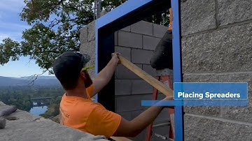 How to Set a Steel Door Frame in Block Wall