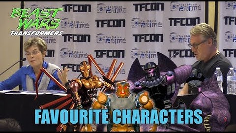 Favourite Beast Wars Characters with Megatron & Transmutate Voice Actors David Kaye & Sue Blu.