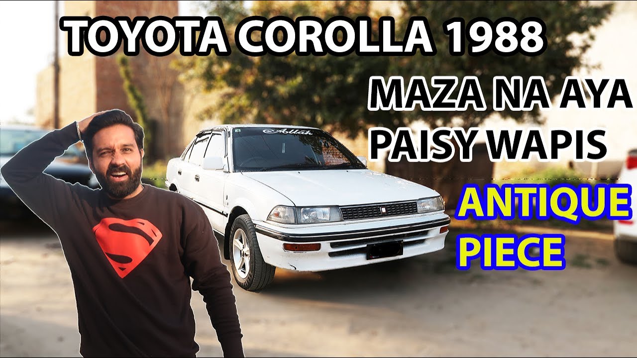Toyota Corolla 1.5 SE Limited Geniune Car 1988 | Startup | For Sale.? | Pakistan | 