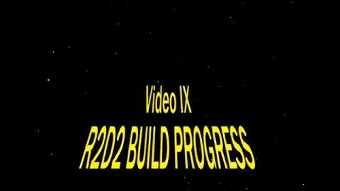 R2D2 Build Progress Video 9 - Glueing Legs together and Starting Horse Shoes