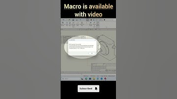 SOLIDWORKS Macro BOM Export to Excel in 1-Click #coding #onlinelearning #solidworks #trending