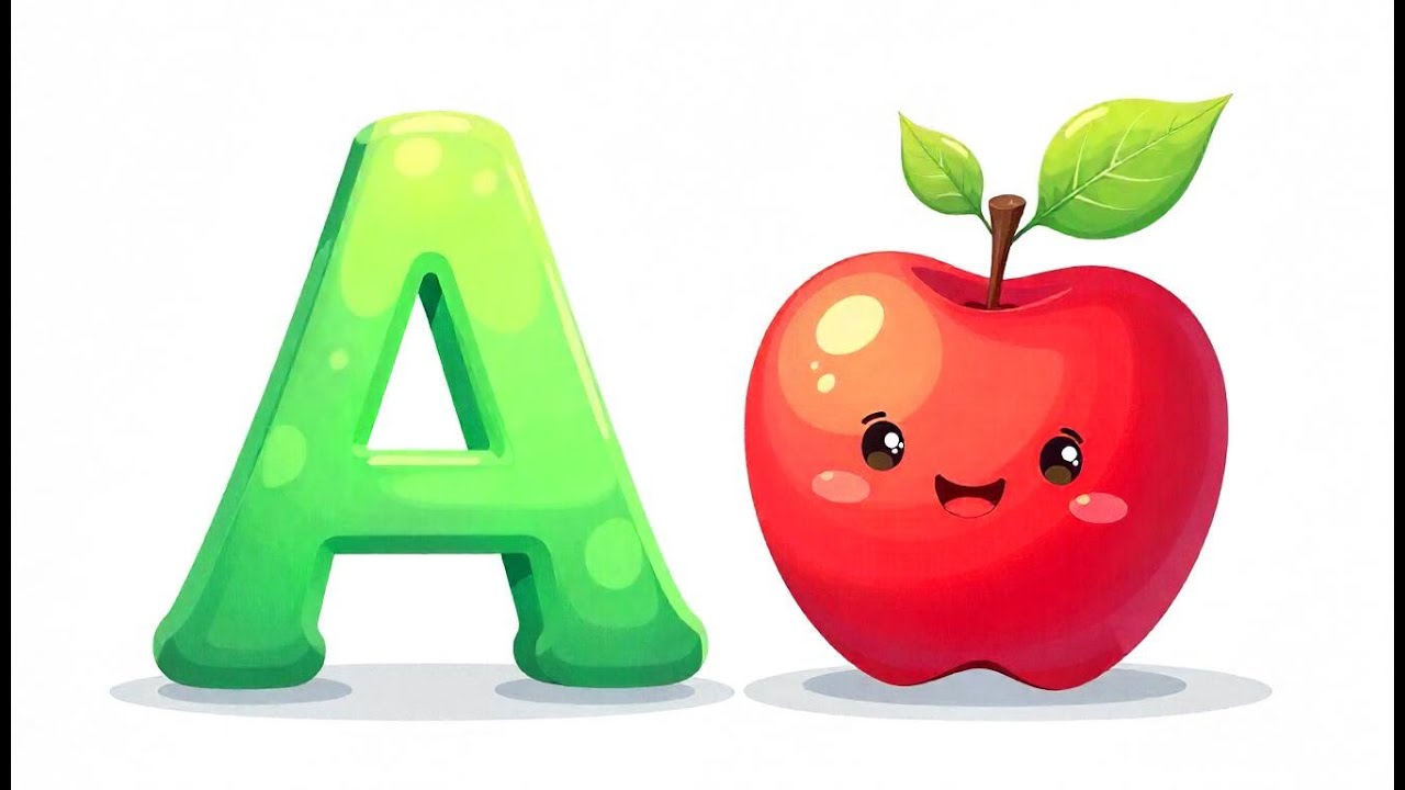 ABC Song Phonics Toddler Learning Video , A for Apple , Alphabet song ...