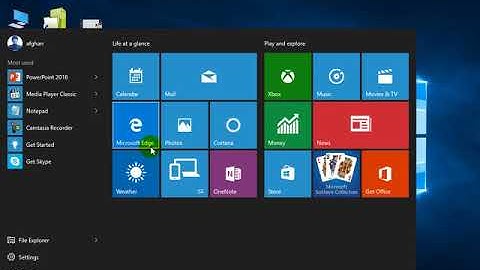 Lesson 1 of Windows 10