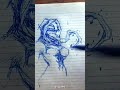 Pen Scribbles #animeeart #scribbleart #scribbledrawing #pensketch #doodle