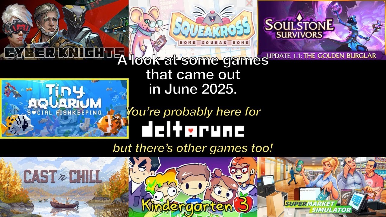 A look at some new games in June 2025