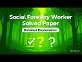 Social forestry jkssb exam solved paper