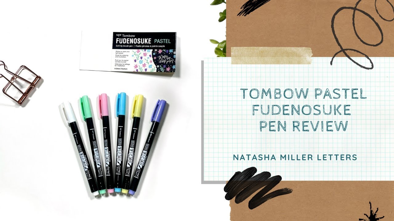 How To Use Tombow Fudenosuke Brush Pens