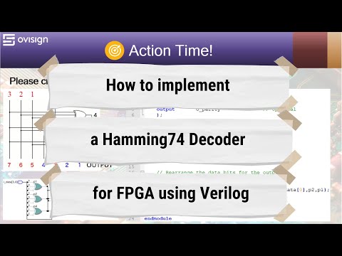 How to implement a Hamming74 Decoder for FPGA using Verilog