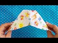 (New Style) BREATHABLE! Summer Face Mask Sewing Tutorial The mask does not touch the mouth and nose