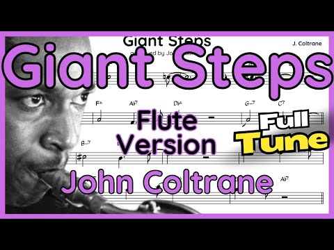 Giant Steps - John Coltrane - Flute Version (+Backing Track)