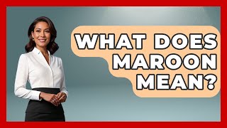 What Does Maroon Mean? - The Caribbean Expert