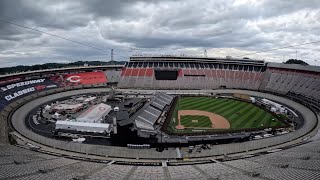 Timelapse of MLB Field to NASCAR Track at Bristol