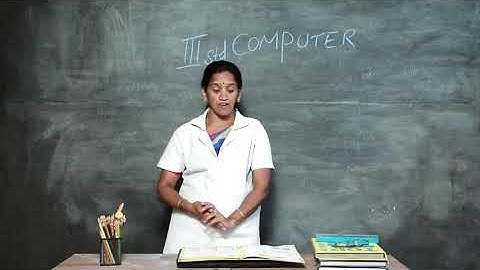 THIRD STANDARD SECOND TERM  COMPUTER  PART  5