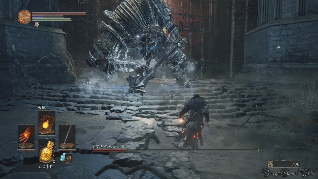 【PS4】DARK SOULS 3 - #7 ・ボス・冷たい谷のボルド/Boss Vordt of the Boreal Valley（NO DAMAGE）