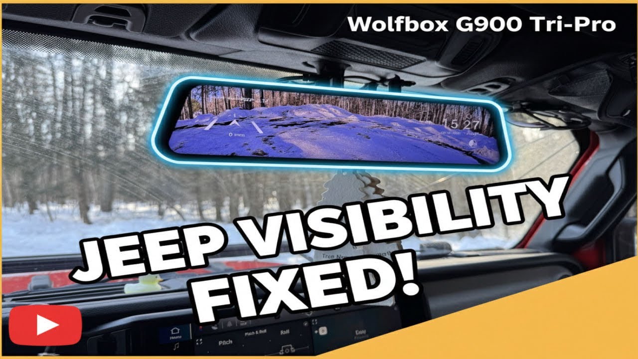 The Best Upgrade For Your Jeep Interior! Wolfbox G900 Tri-Pro Install and review 