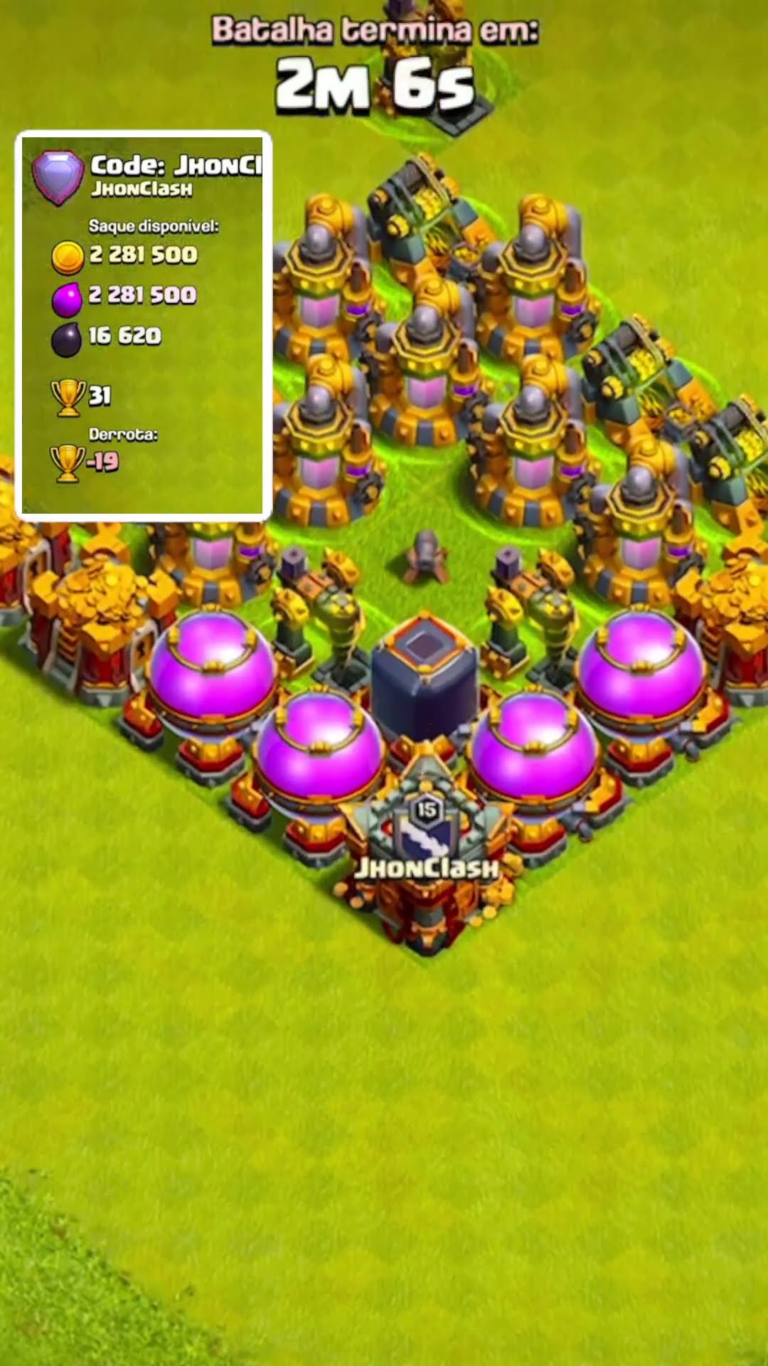 QUAL MAIOR FARM DO CLASH OF CLANS? #clashofclans #clashofclansbr #clashofclansbrasil