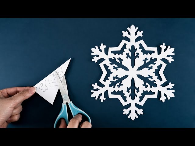  Amosfun 2 Pcs Christmas snowflake decorations DIY