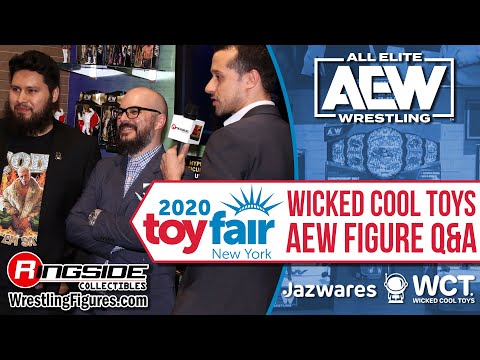 AEW FIGURE Q&A w/ Magic Olmos and Greg Mitchell Wicked Cool Toys - New York Toy Fair 2020 NYTF