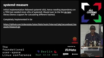 Talos Linux - TrustedBoot for a minimal Immutable OS