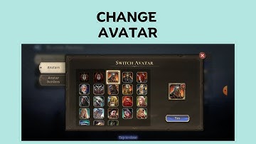 How to Change Avatar in watcher of realms
