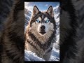 Khanak le Husky sibérien#HuskySiberien #SiberianHusky #ChiensDeTraineau #HistoireDuHusky
