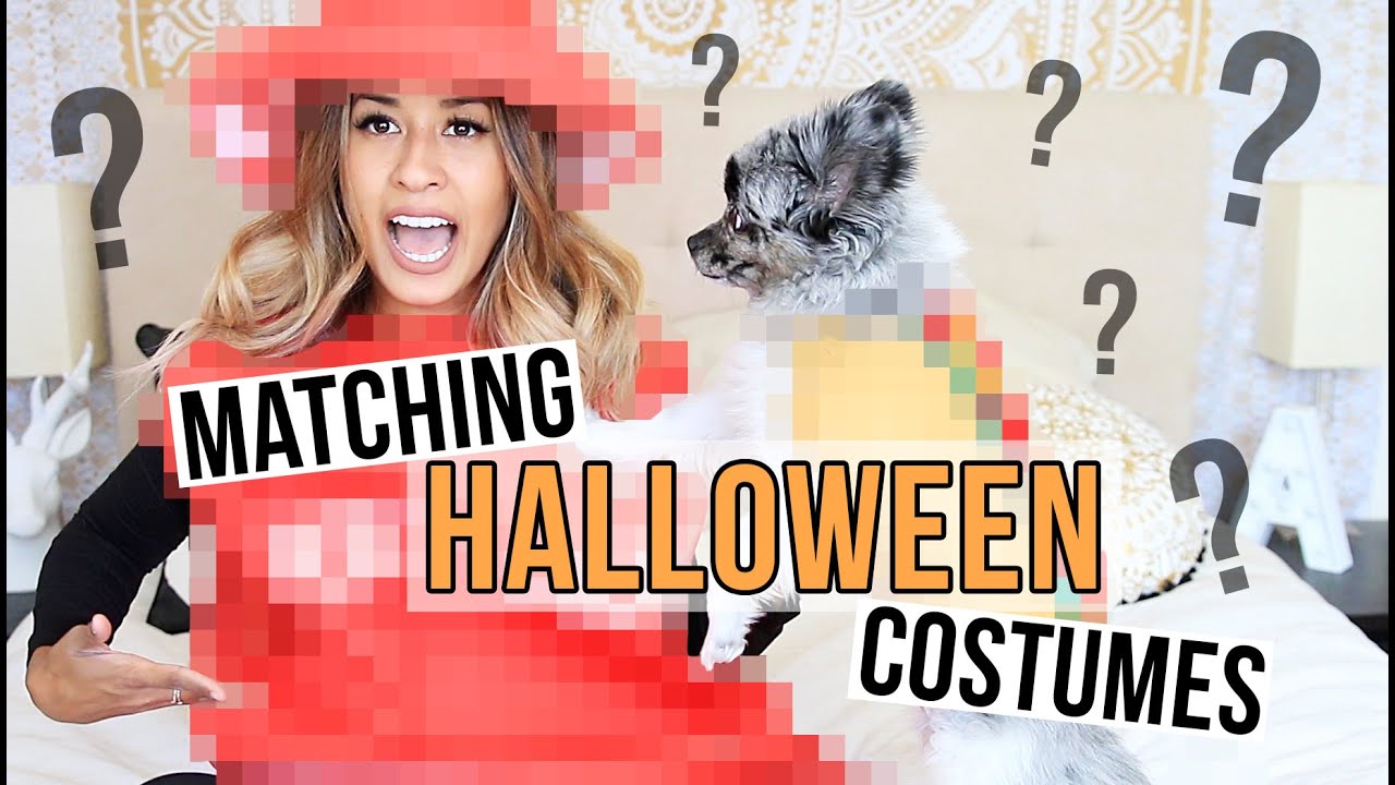 MATCHING HALLOWEEN COSTUMES! Cute Dog + Pet Costume Ideas | Ariel