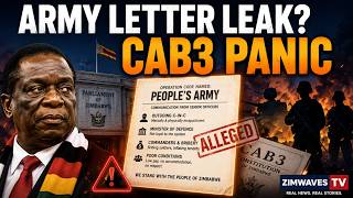 Alleged Army Letter Shakes CAB3 Soldiers Warn Mnangagwa