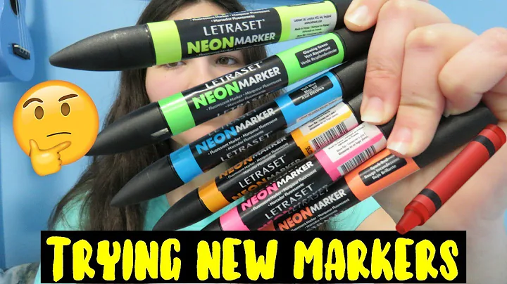 Winsor and Newton Neon Marker Review and Swatches