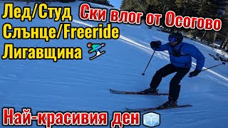 ОСОГОВО | Кучи студ и слънце | Кадри с дрон | Freeride |  Много Смях| СКИ влог 4