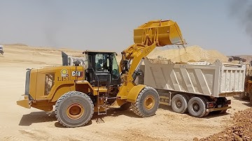 Cat966 Wheel Loader / Dumpar / Amazing Loading Dump Truck