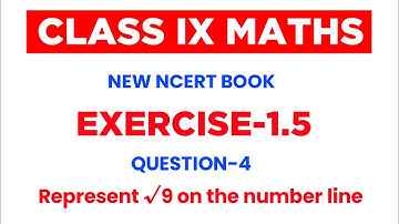Represent √9.3 on the number line || class 9 maths ex-1.5 q4