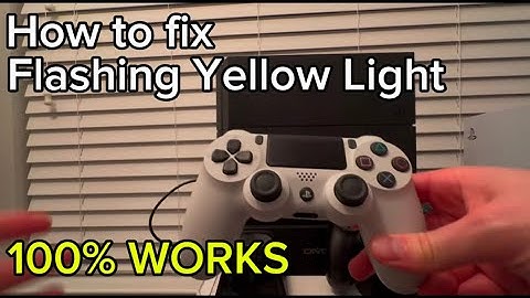 PS4: How to fix Flashing Yellow Light on PS4 controller (Easy Tutorial!) (2024)