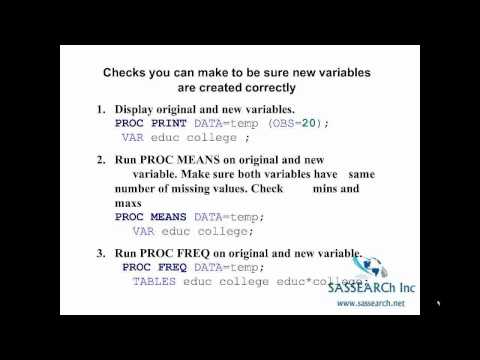 SAP Certification Training - Creating New Variables