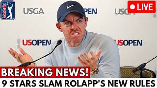 PGA TOUR in BIG TROUBLE! 9 Stars LASH OUT at Rolapp's New Rule Changes Before the US Open! PGA TOUR in BIG TROUBLE! 9 Stars LASH OUT at Rolapp's New Rule Changes Before the US Open!