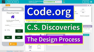 Digital Design Lesson 12.10 Tutorial with Answers Code.org CS Discoveries