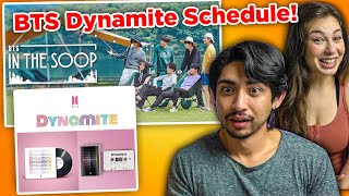 BTS Dynamite Schedule + In The Soop HILARIOUS REACTION!!