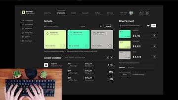 ASMR Programming - Responsive Digital Bank UI - No Talking