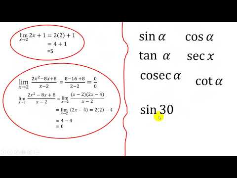 Limit Fungsi Trigonometri Substitusi Langsung Youtube
