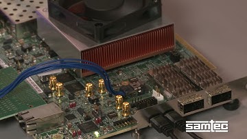 Samtec DesignCon 2017 – Flyover QSFP In Xilinx VCU 118 Demonstration Board