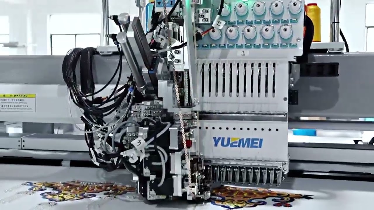 Yuemei 1700*700mm Big Area Single-Head Embroidery Machine! ✨