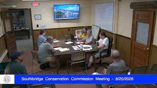 Southbridge Conservation Commission Meeting  -  8/20/2026