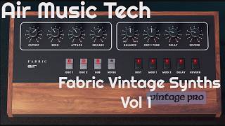 Fabric Vintage Synths Vol 1 By Air  Tech no Talking
