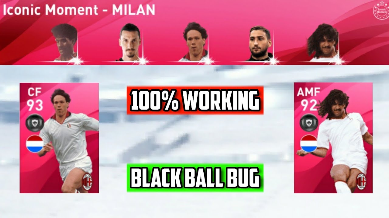 Black Ball Bug Trick in Iconic Moment - Milan Box Draw || Pes 2020 Mobile