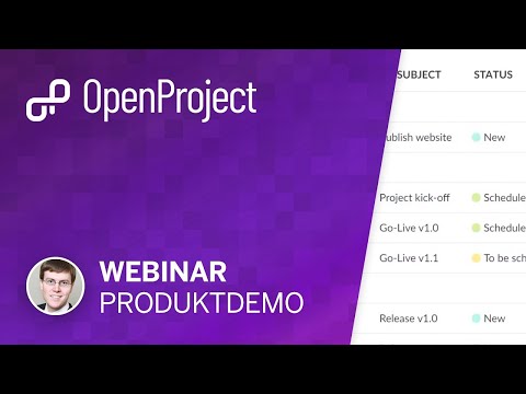 OpenProject Produktdemo (Deutsch / German)