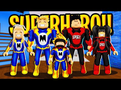 THE SUPERHERO STORY in Roblox! (The Movie)