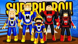 THE SUPERHERO STORY in Roblox! (The Movie)