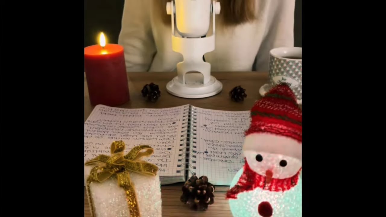 ASMR Weihnachtsgeschichte ☃️❄️ Cozy Winterreise zum Einschlafen (German/Deutsch)